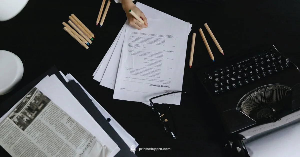 A4 Printer Essentials - Print Setup Pro