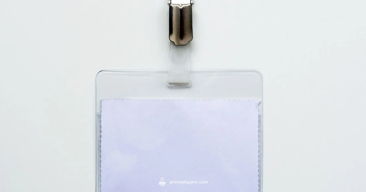 ID Badge Printer Guide - Print Setup Pro