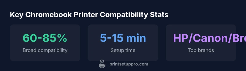 Key Chromebook Printer Compatibility Statistics Infographic