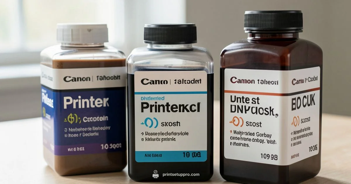 Ink Cost Showdown Ink Cost Showdown - Print Setup Pro