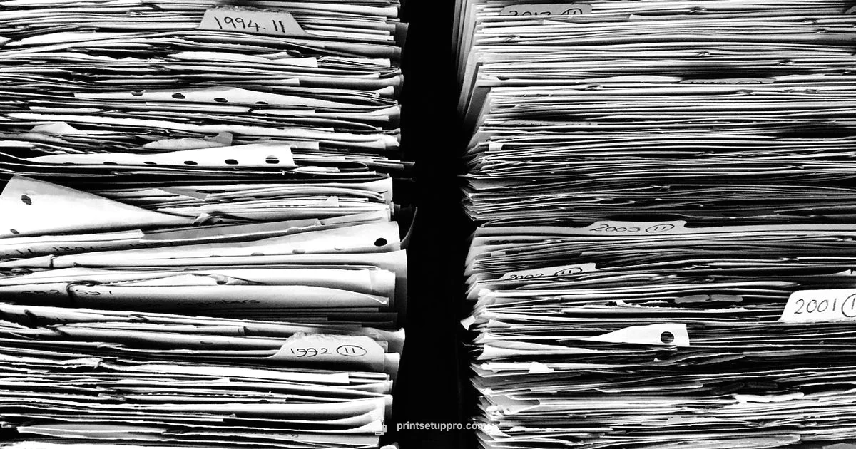 Paper Choices - Print Setup Pro