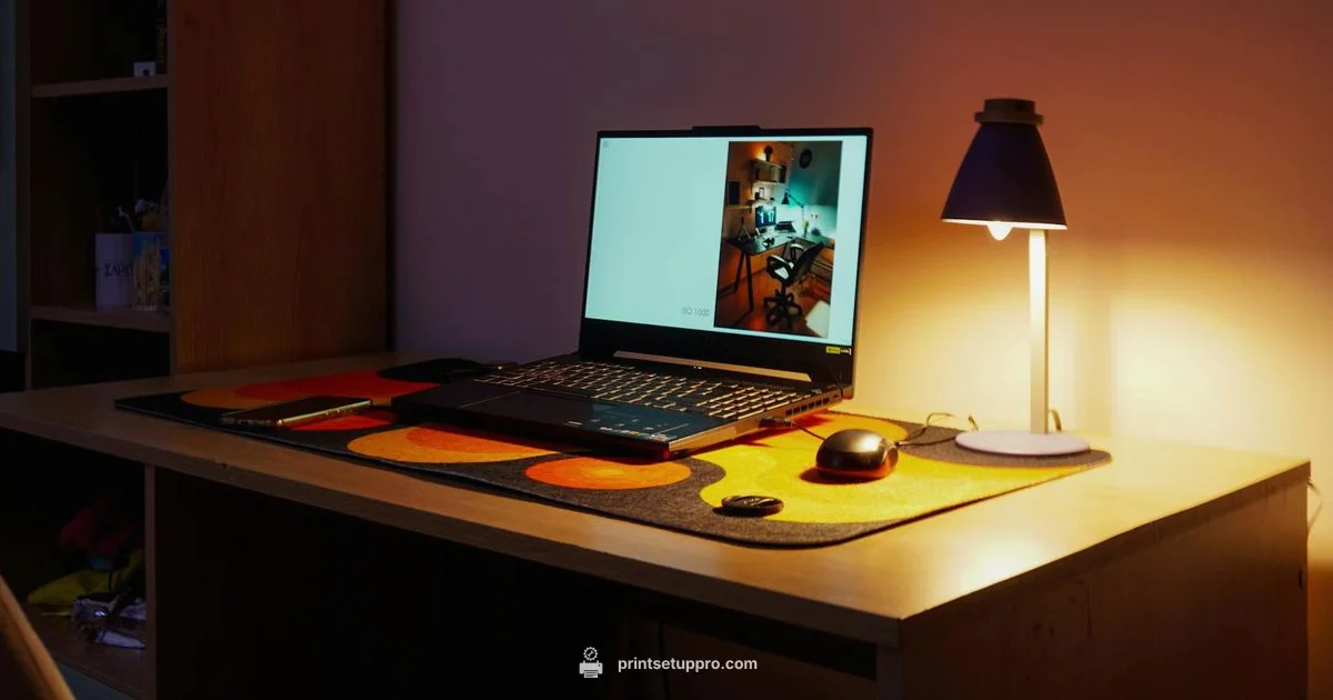 Compact Office Printer - Print Setup Pro