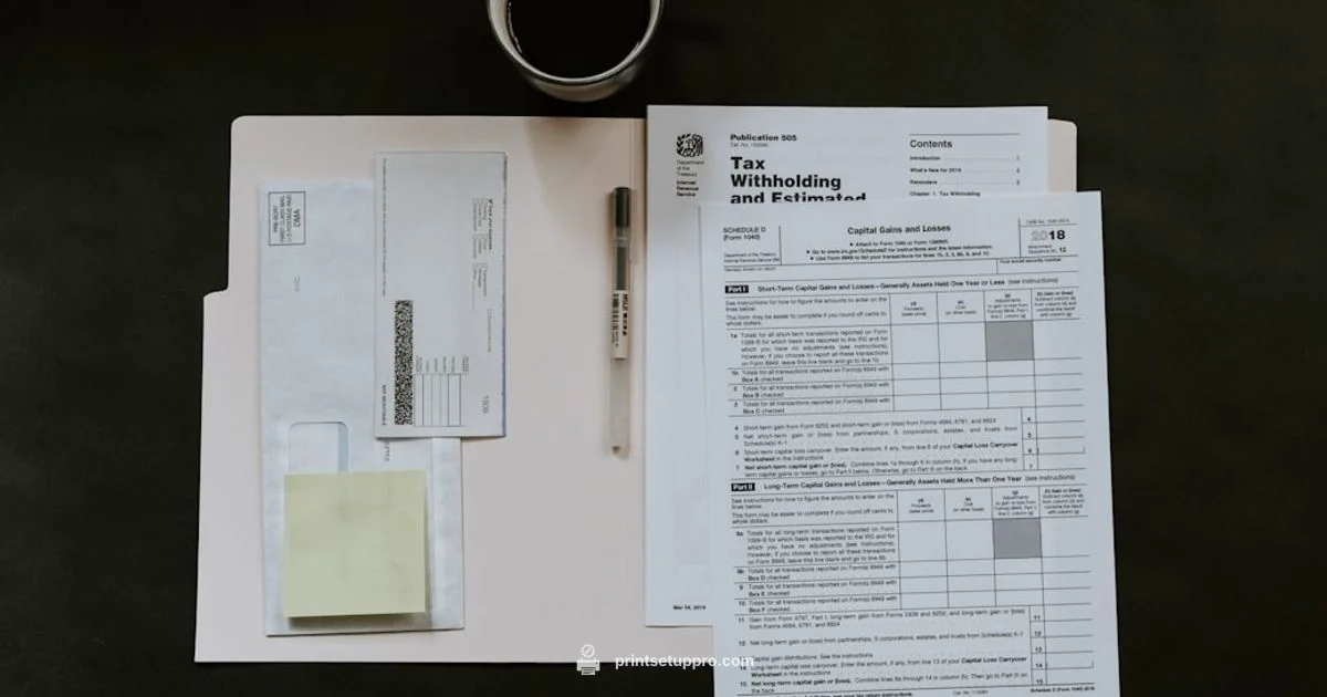 Standard Paper Sizes - Print Setup Pro