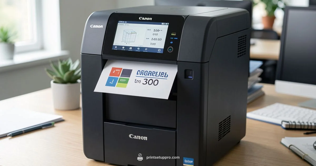 Canon TM 300 Setup - Print Setup Pro