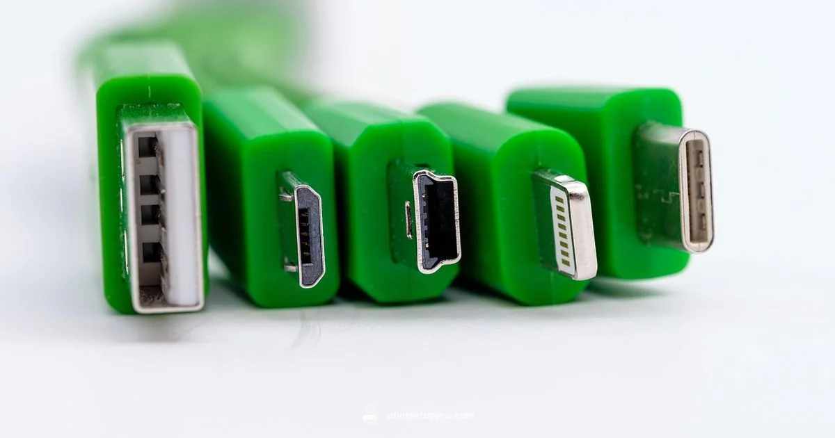 USB Cable Setup - Print Setup Pro