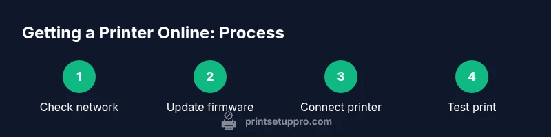 Infographic: Getting a Printer Online Process
