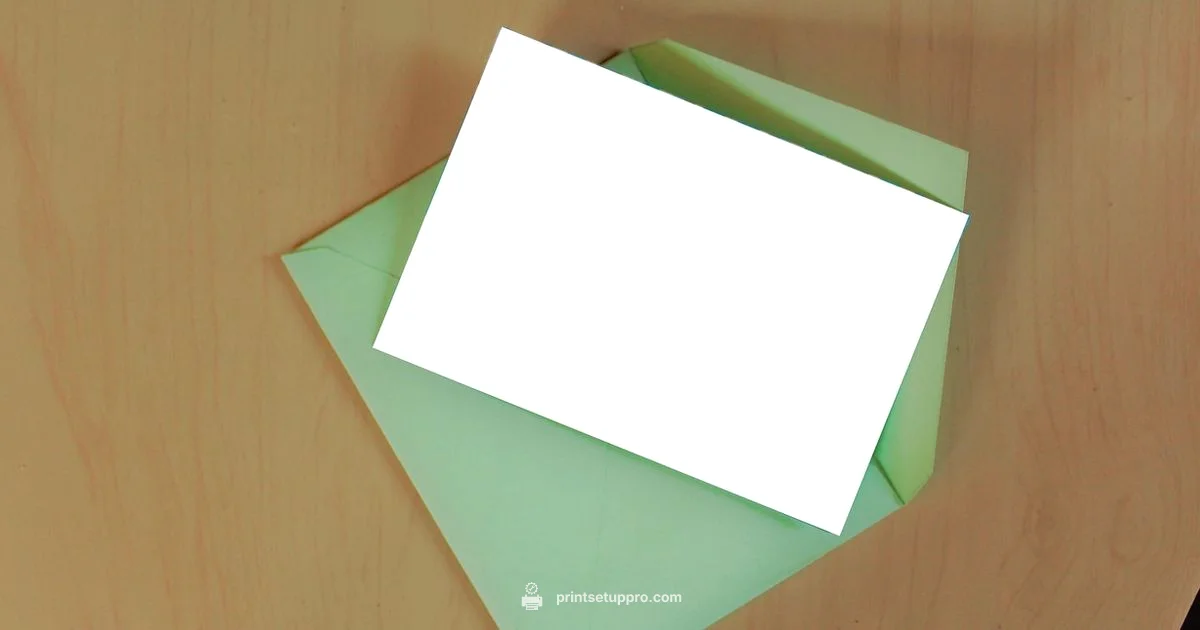 Envelope from Printer Paper - Print Setup Pro
